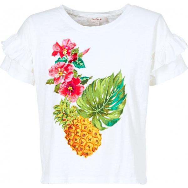 T-shirt a maniche corte bianco Derhy bianco