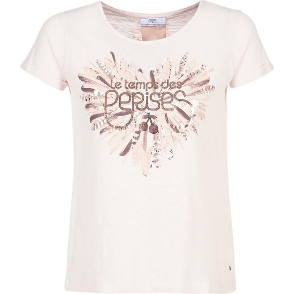 T-shirt a maniche corte rosa Le Temps des Cerises rosa