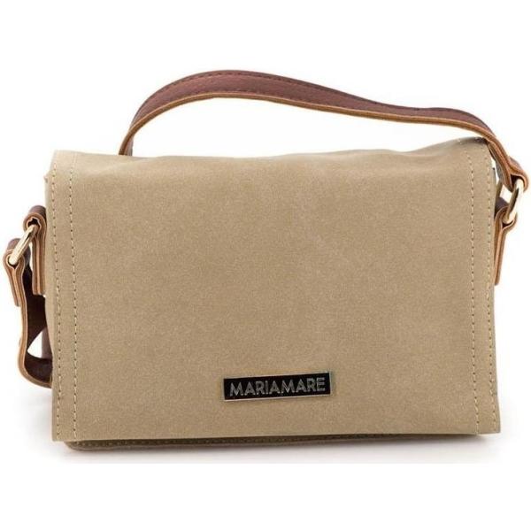 Borsa a tracolla beige Maria Mare