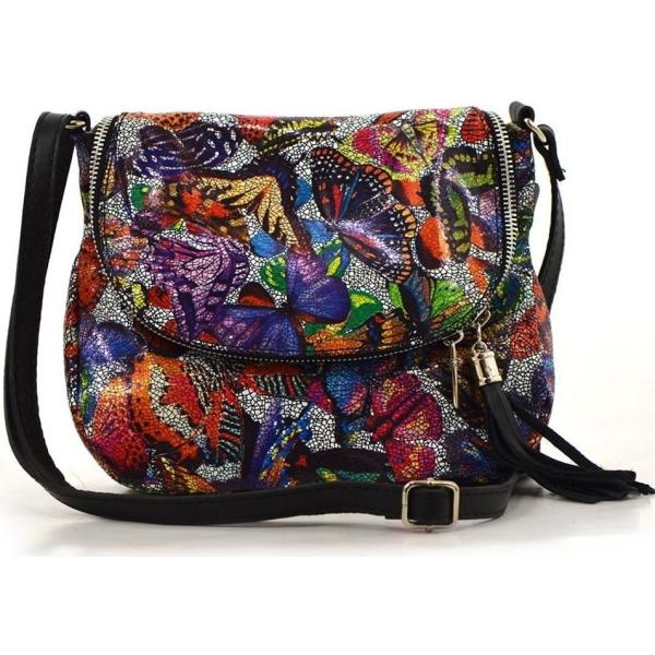 Borsa a tracolla rosso Vera Pelle rosso