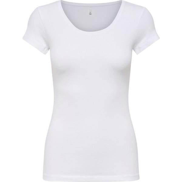 T-shirt bianco Only bianco