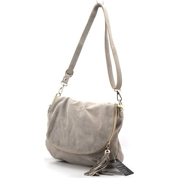 Borsa a tracolla grigio Vera Pelle grigio