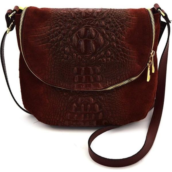 Borsa a tracolla marrone Vera Pelle marrone