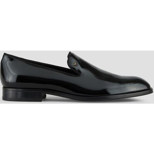 scarpe stringate Emporio Armani nero tinta unita