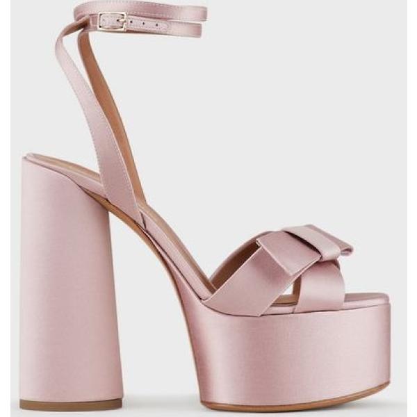 sandali col tacco Emporio Armani rosa