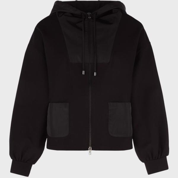 felpe con cappuccio Emporio Armani nero
