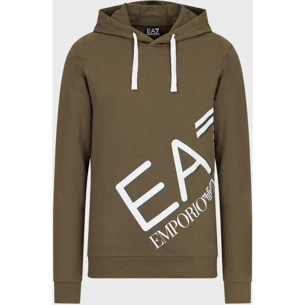 felpe con cappuccio Emporio Armani tinta unita