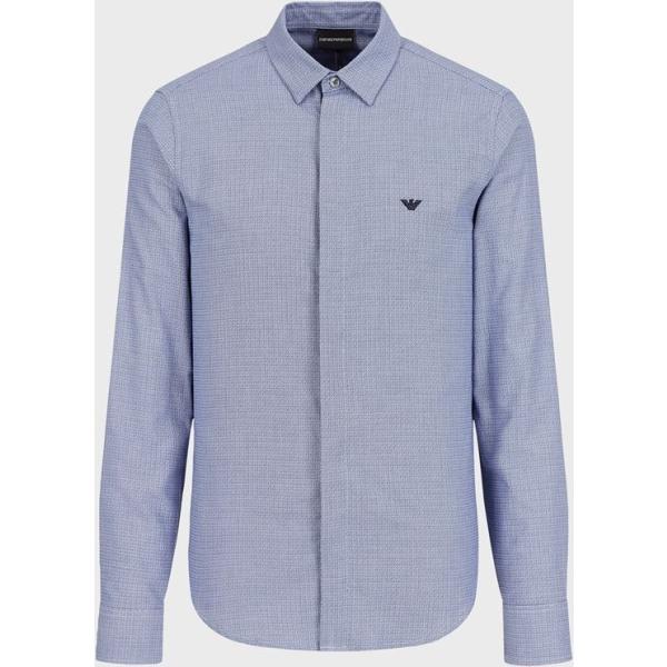 camicie Emporio Armani blu