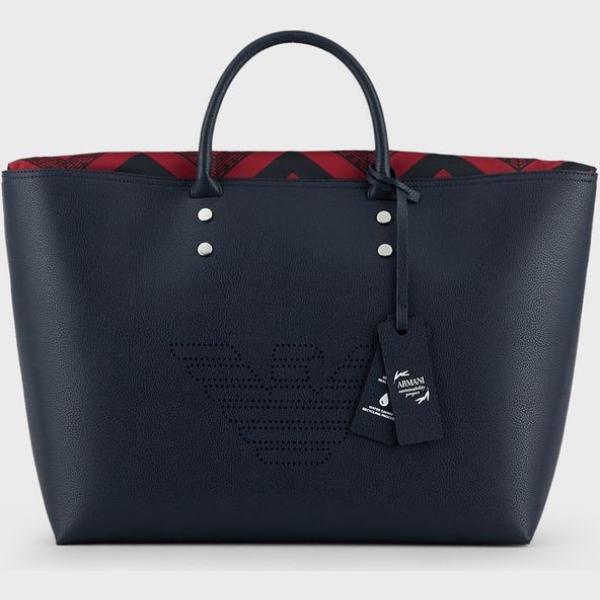 borse tote Emporio Armani blu