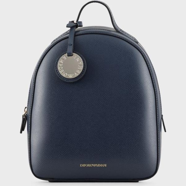 zaini Emporio Armani blu tinta unita