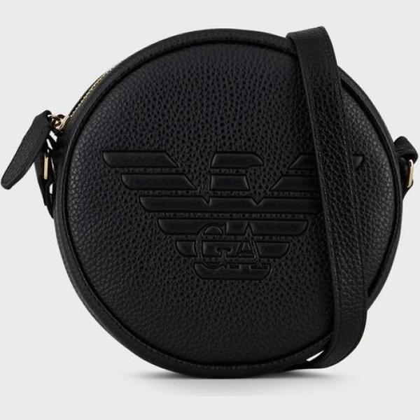 borse a tracolla Emporio Armani nero tinta unita