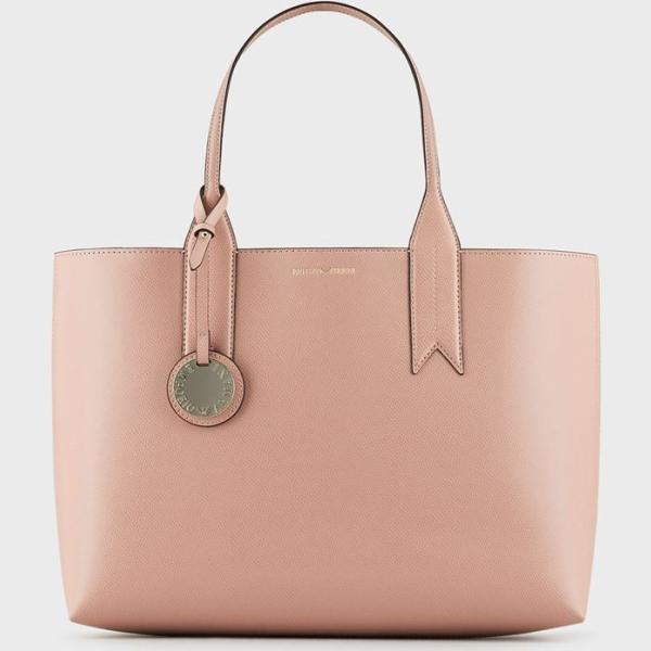 shopping bag Emporio Armani marrone tinta unita