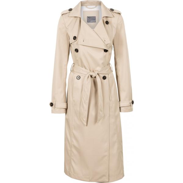 Trench doppiopetto con spalline beige Rainbow