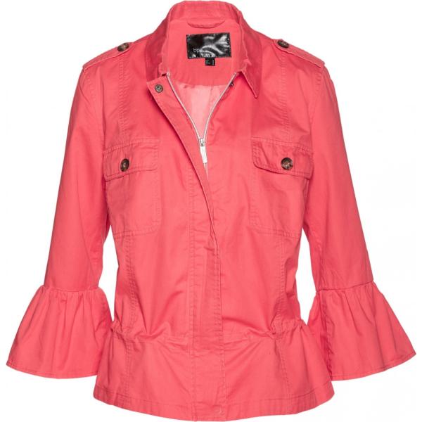 Giacca con volant e coulisse fucsia Bpc selection viola