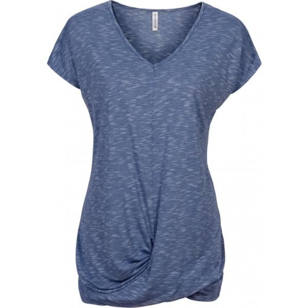 Maglia con nodi a maniche corte Rainbow blu