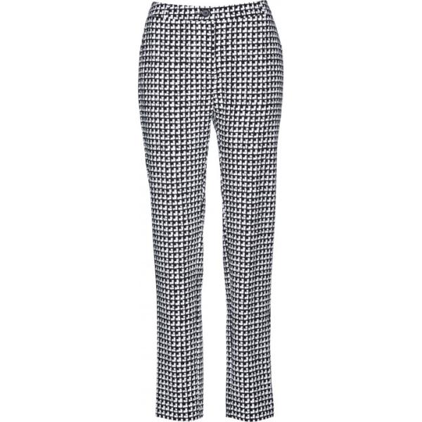 Pantalone fantasia stretto con zip bianco Bpc selection bianco