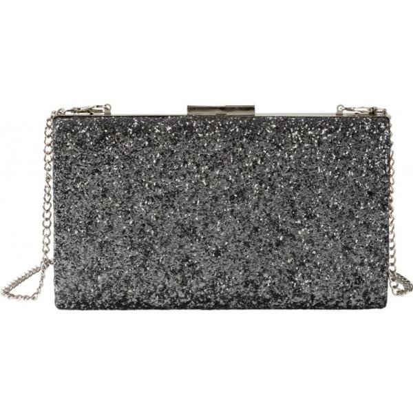 Pochette glitter con punta quadrata argento Bpc bonprix collection grigio