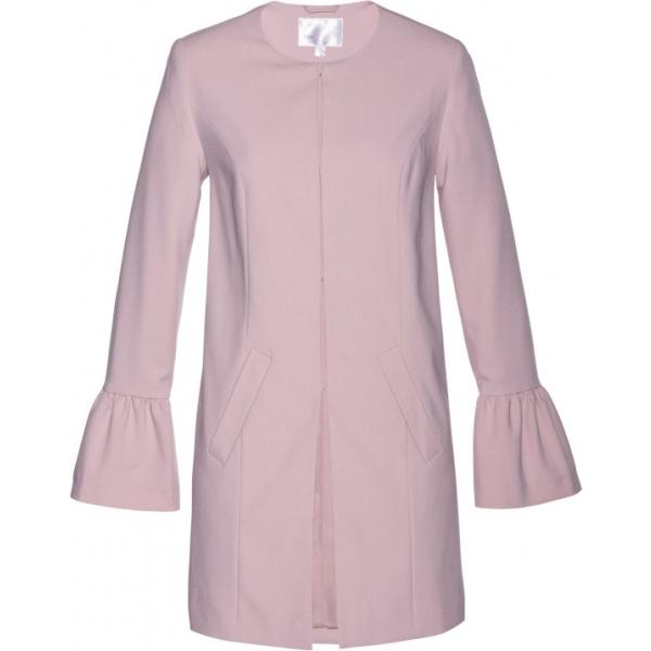 Blazer con volant collo aperto con gancetto viola Bpc selection viola
