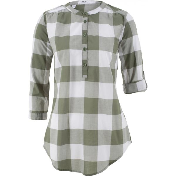 Tunica a quadri verde Bpc bonprix collection verde a quadri