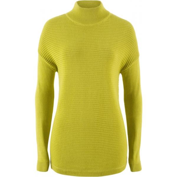 Pullover collo alto verde e corda Bpc bonprix collection verde