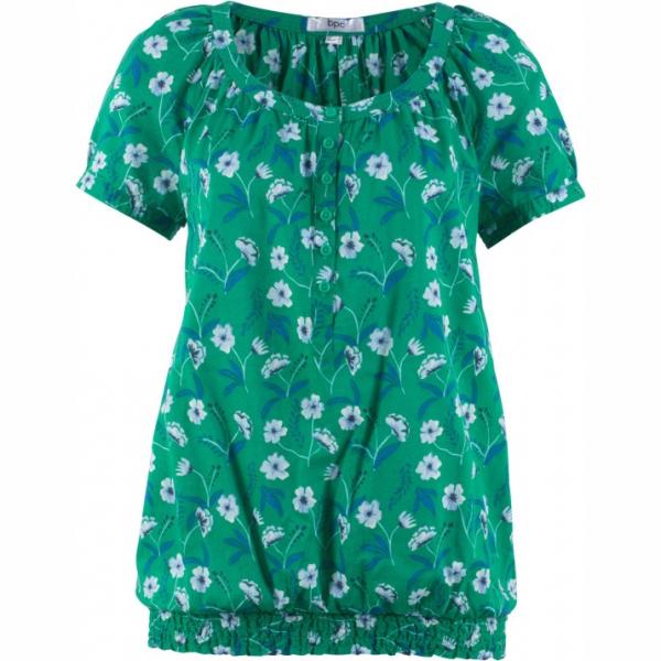 Blusa a maniche corte verde Bpc bonprix collection verde