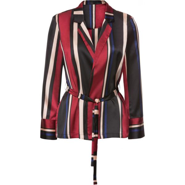 Blazer con cintura effetto satinato nero Bodyflirt nero