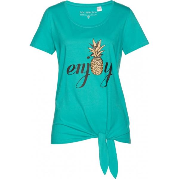 T-shirt con nodi verde Bpc selection verde