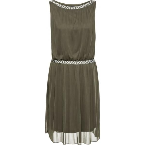 Vestito con scollo in maglina Bodyflirt verde