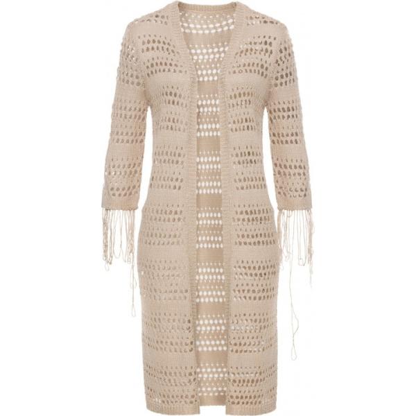 Cardigan in in maglia beige e corda Bodyflirt