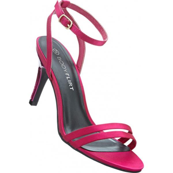 Sandali con tacco spillo fucsia Bodyflirt viola
