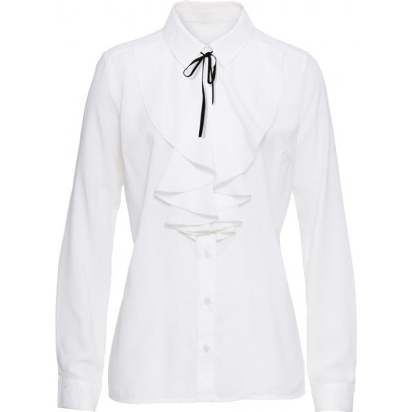 Camicetta aderente bianco Bodyflirt bianco