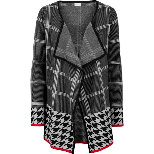 Cardigan nero e corda BODYFLIRT boutique nero