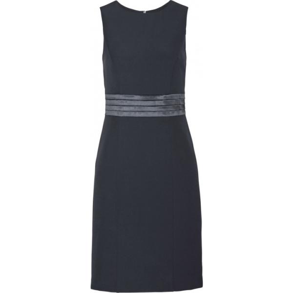 Vestito a tubino effetto satinato con fasce nero Bpc selection nero