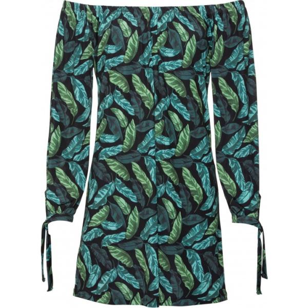 Vestito con scollo jersey nero Bodyflirt nero