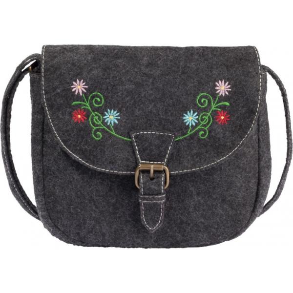 Borsa a tracolla grigio Bpc bonprix collection grigio