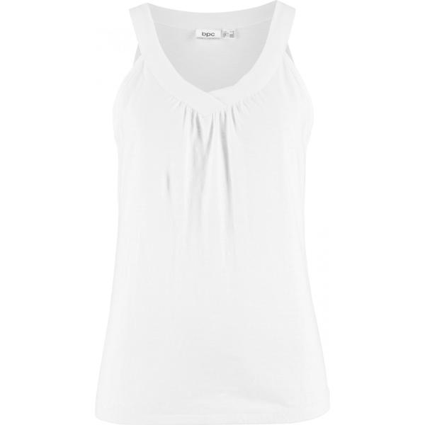 Top in maglina bianco Bpc bonprix collection bianco