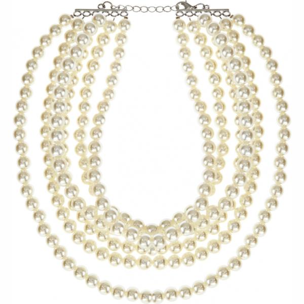 Collier con perle beige Bpc bonprix collection