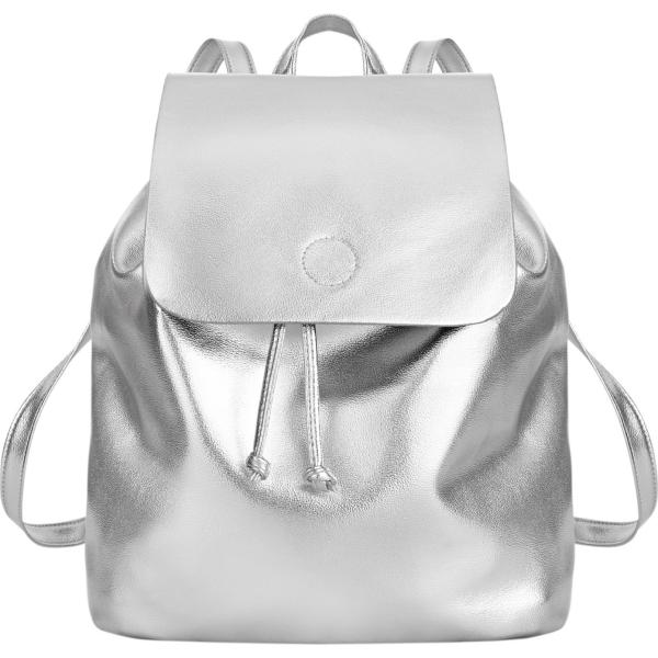 Zaino effetto metallizzato argento Bpc bonprix collection grigio