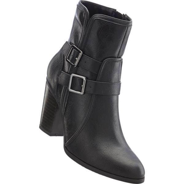 Stivaletti con zip nero Bpc bonprix collection nero
