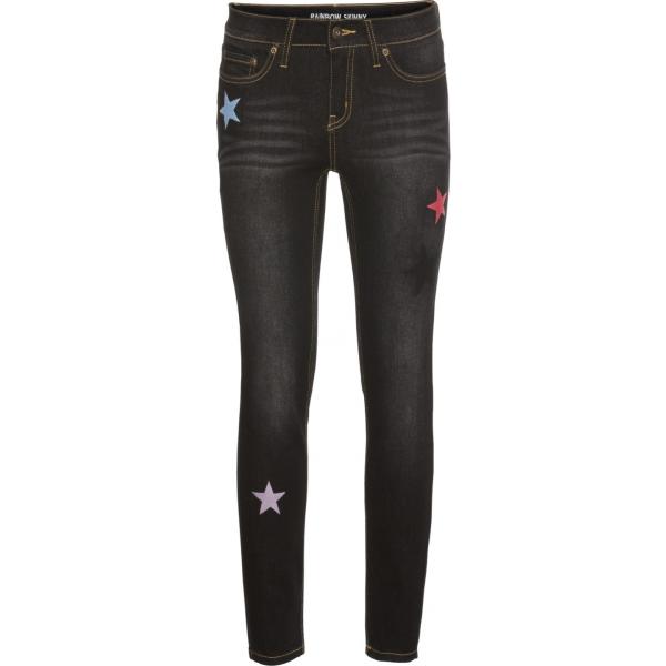 Jeans skinny a punta nero Rainbow nero