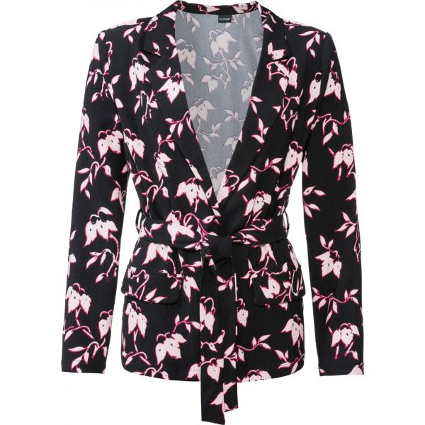 Blazer fantasia floreale nero Bodyflirt nero a fiori