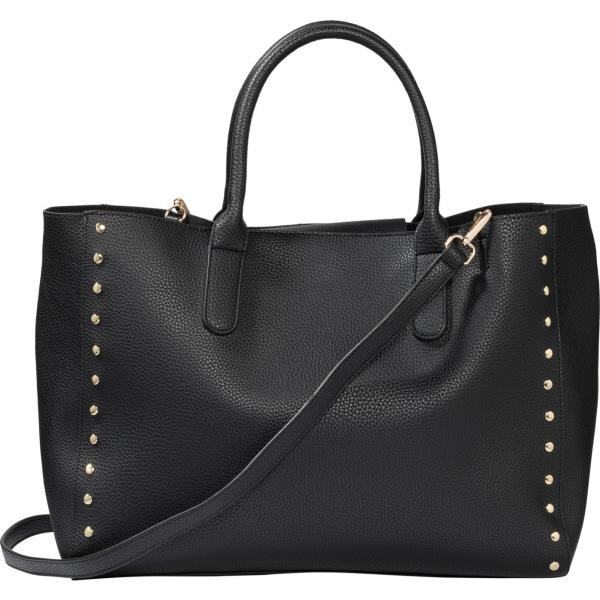 Shopping bag con borchie Bpc bonprix collection nero