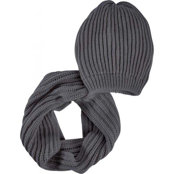Berretto oversize in in maglia Bpc bonprix collection grigio