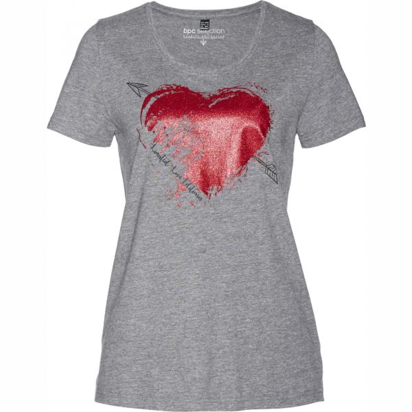 T-shirt con stampa grigio Bpc selection grigio con stampe