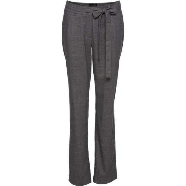 Pantalone a quadri elasticizzato Bodyflirt grigio a quadri