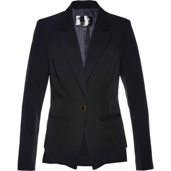 Blazer con spalline e punta tonda nero Bpc selection nero