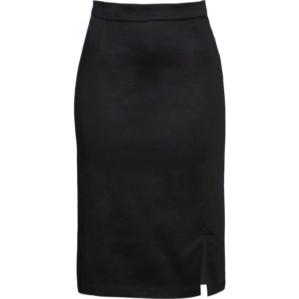 Gonna con spacco scollo profondo stretto aderente nero Bpc selection premium nero