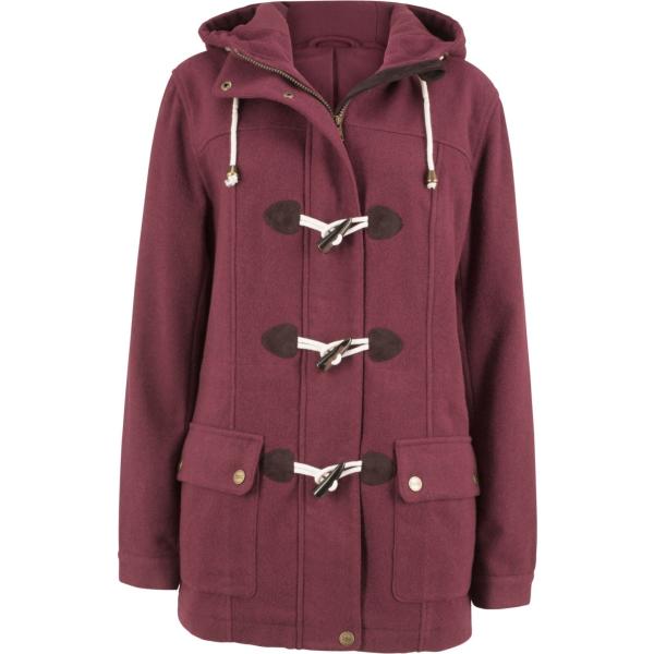 Montgomery con cappuccio rosso Bpc bonprix collection rosso