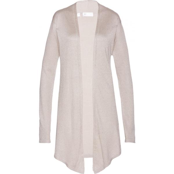 Cardigan in in maglia argento e corda Bpc selection grigio