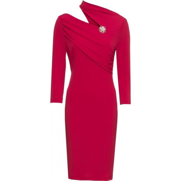 Vestito con spilla rosso BODYFLIRT boutique rosso